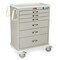 Harloff M-Series Tall Anesthesia Cart, Standard Width, Six Drawers, E-Lock MDS3030E06 - alternate 1